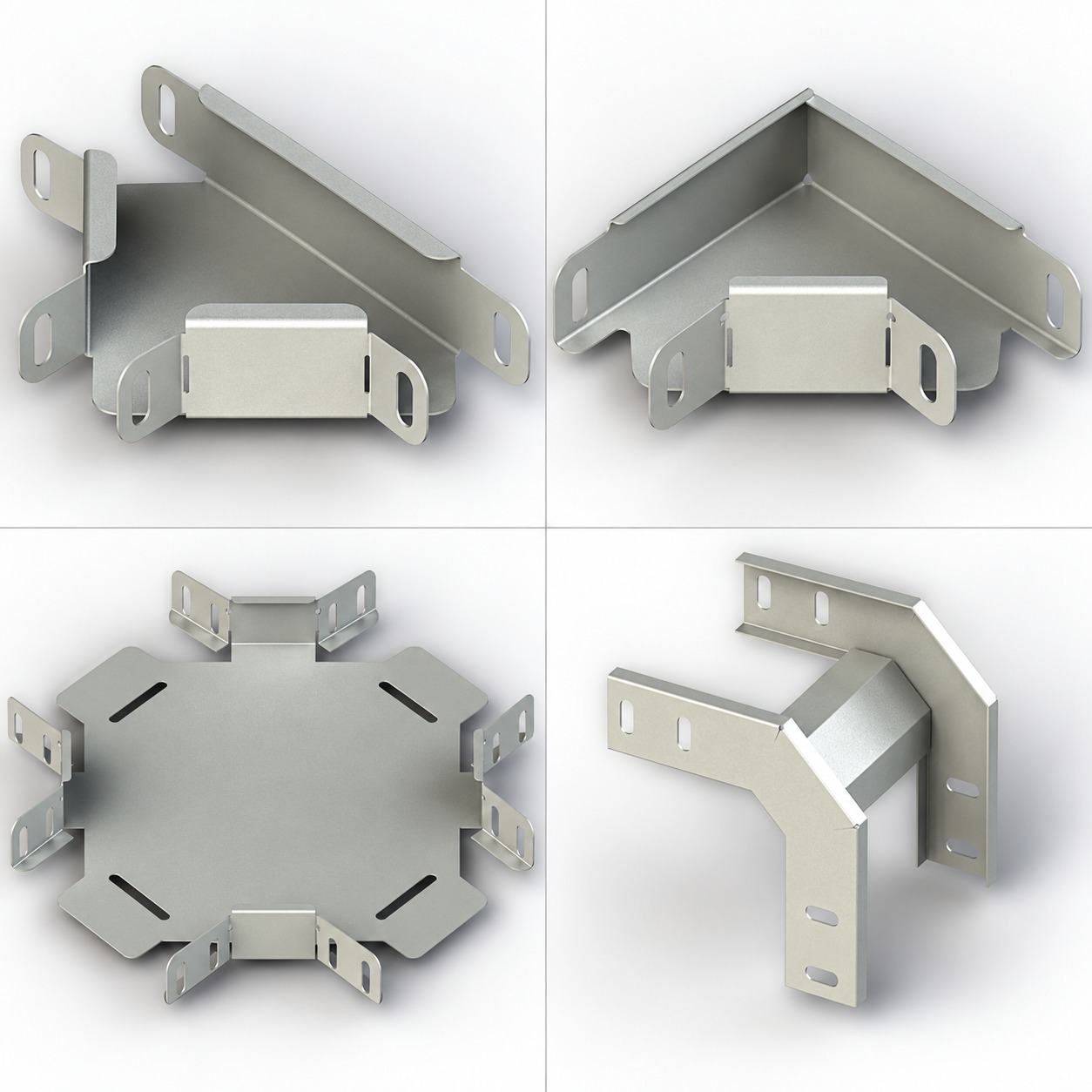Cable Tray Accessories: Bends, Tees, Reducers, Couplers and Covers